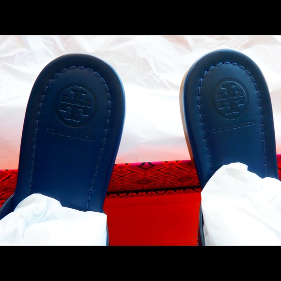 Authentic NWT Tory Burch Miller Sandals in Rainbow - Picture 5 of 7